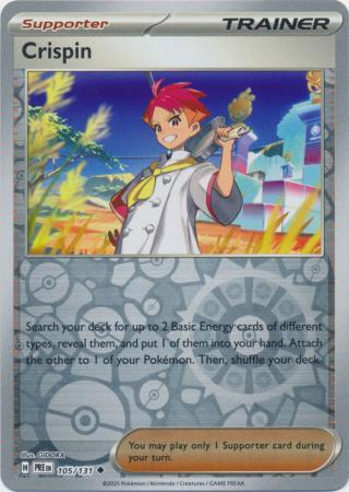 Prismatic Evolutions - 105/131 - Crispin (Reverse Holo)