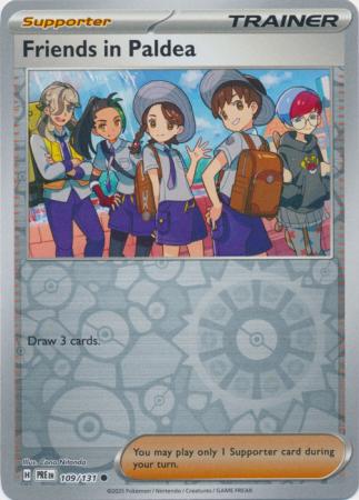 Prismatic Evolutions - 109/131 - Friends in Paldea (Reverse Holo)