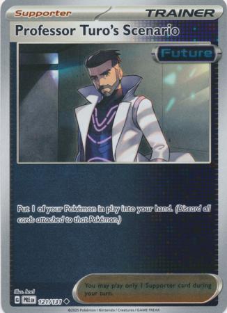 Prismatic Evolutions - 121/131 - Professor Turo's Scenario (Reverse Holo)