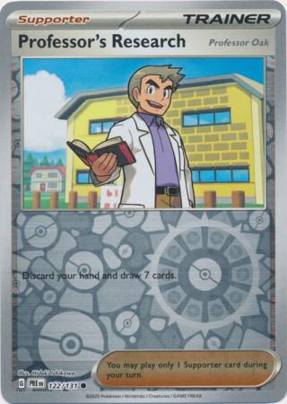 Prismatic Evolutions - 122/131 - Professor's Research Oak (Reverse Holo)