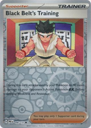 Prismatic Evolutions - 096/131 - Black Belt's Training (Reverse Holo)