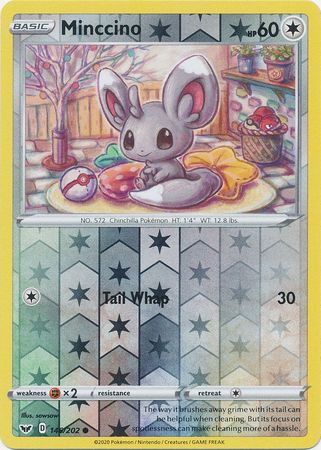 Sword & Shield - 146/202 - Minccino (Reverse Holo)