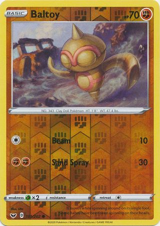 Sword & Shield - 101/202 - Baltoy (Reverse Holo)