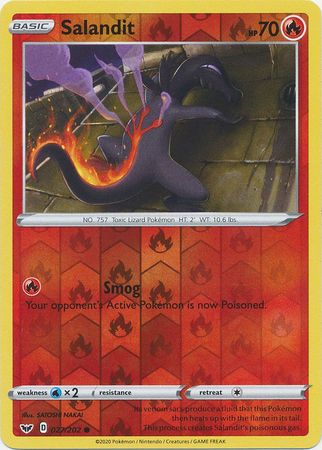 Sword & Shield - 027/202 - Salandit (Reverse Holo)