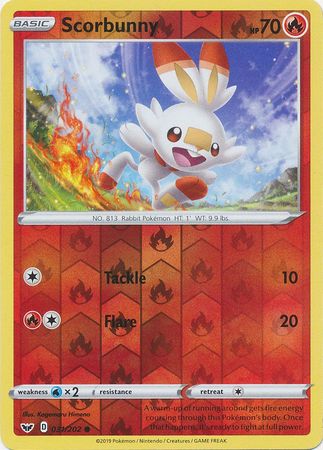 Sword & Shield - 031/202 - Scorbunny (Reverse Holo)