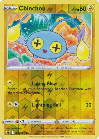 Sword & Shield - 068/202 - Chinchou (Reverse Holo)