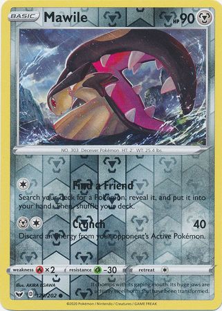 Sword & Shield - 129/202 - Mawile (Reverse Holo)