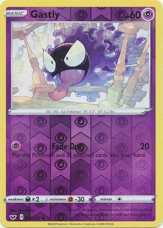 Sword & Shield - 083/202 - Gastly (Reverse Holo)
