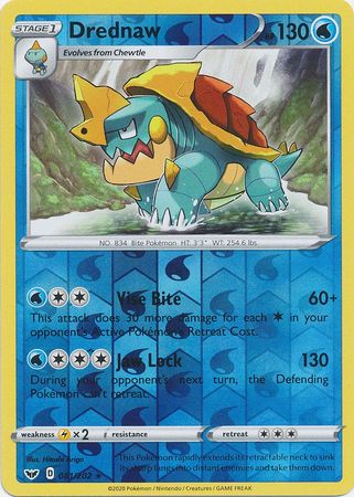 Sword & Shield - 061/202 - Drednaw (Reverse Holo)