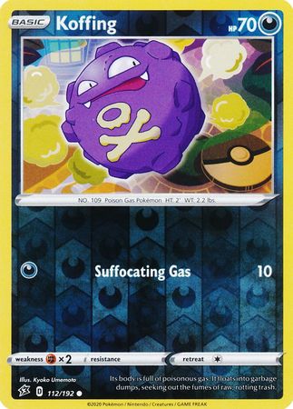 Rebel Clash - 112/192 - Koffing (Reverse Holo)