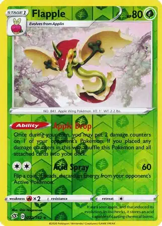 Rebel Clash - 022/192 - Flapple (Reverse Holo)