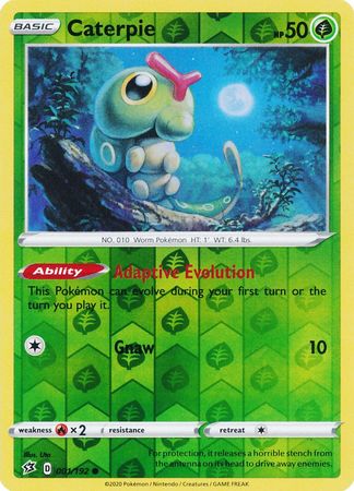 Rebel Clash - 001/192 - Caterpie (Reverse Holo)