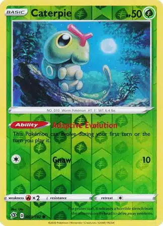 Rebel Clash - 001/192 - Caterpie (Reverse Holo)