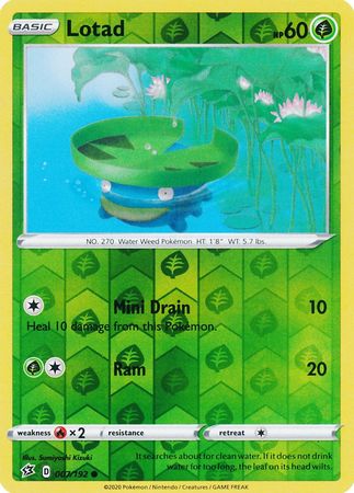 Rebel Clash - 007/192 - Lotad (Reverse Holo)