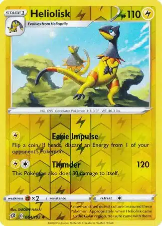 Rebel Clash - 064/192 - Heliolisk (Reverse Holo)