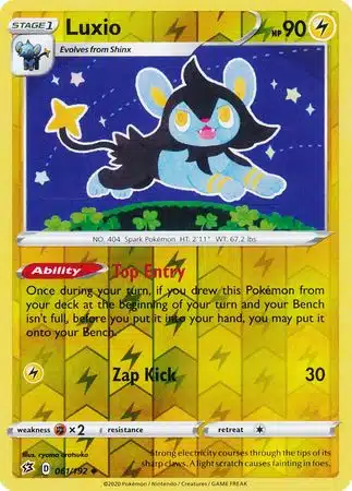 Rebel Clash - 061/192 - Luxio (Reverse Holo)