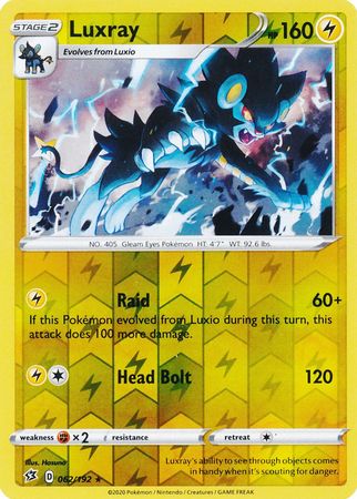 Rebel Clash - 062/192 - Luxray (Reverse Holo)