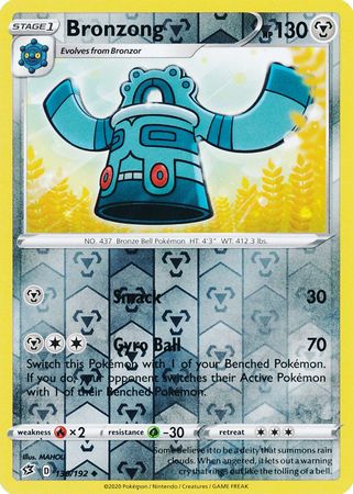 Rebel Clash - 130/192 - Bronzong (Reverse Holo)