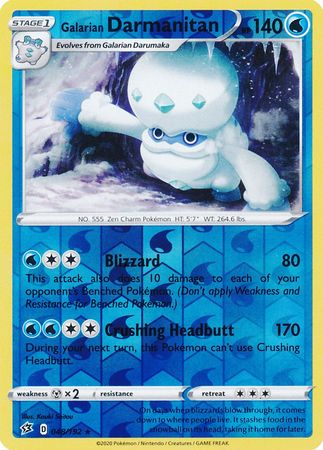 Rebel Clash - 048/192 - Galarian Darmanitan (Reverse Holo)