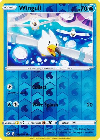 Rebel Clash - 041/192 - Wingull (Reverse Holo)