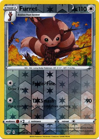 Darkness Ablaze - 136/189 - Furret (Reverse Holo)