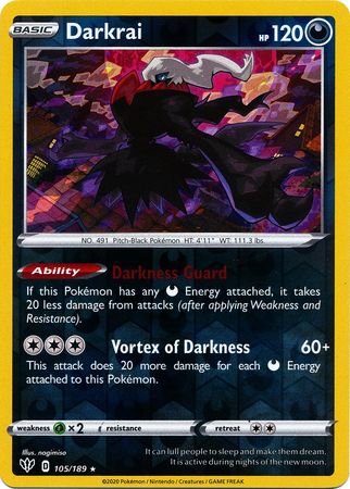 Darkness Ablaze - 105/189 - Darkrai (Reverse Holo)