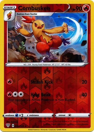 Darkness Ablaze - 023/189 - Combusken (Reverse Holo)