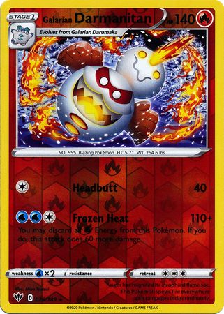Darkness Ablaze - 028/189 - Galarian Darmanitan (Reverse Holo)