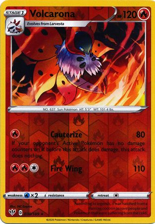 Darkness Ablaze - 030/189 - Volcarona (Reverse Holo)
