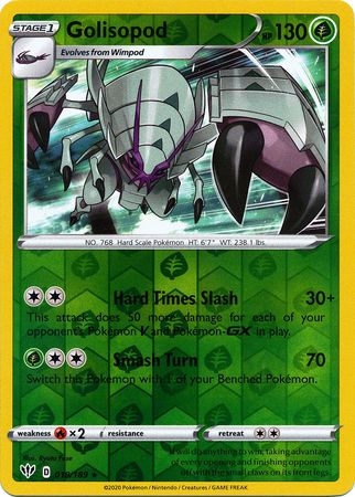 Darkness Ablaze - 018/189 - Golisopod (Reverse Holo)