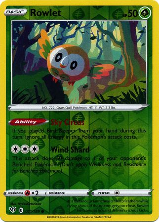 Darkness Ablaze - 011/189 - Rowlet (Reverse Holo)