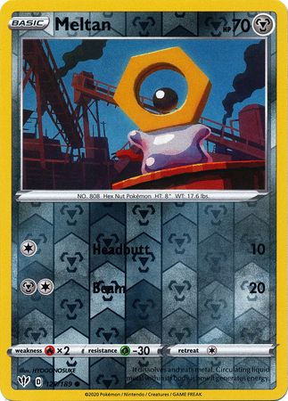 Darkness Ablaze - 129/189 - Meltan (Reverse Holo)