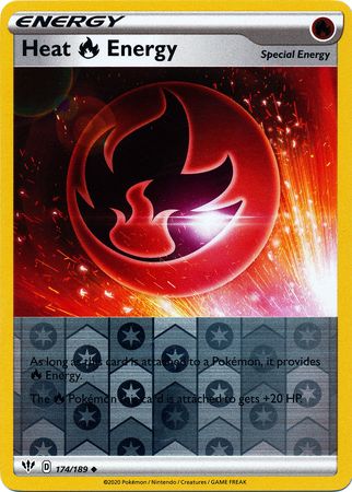Darkness Ablaze - 174/189 - Heat Fire Energy (Reverse Holo)