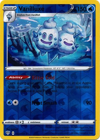 Darkness Ablaze - 047/189 - Vanilluxe (Reverse Holo)
