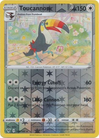 Vivid Voltage - 145/185 - Toucannon (Reverse Holo)