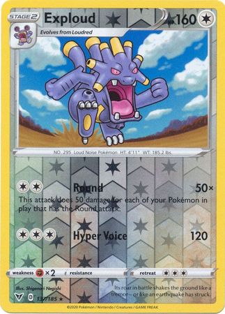 Vivid Voltage - 137/185 - Exploud (Reverse Holo)