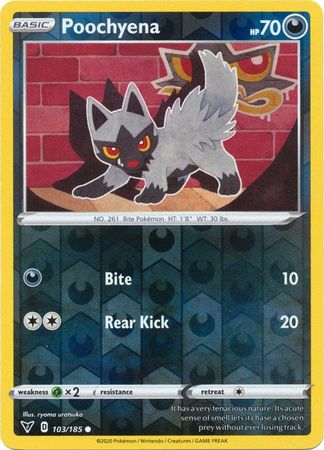 Vivid Voltage - 103/185 - Poochyena (Reverse Holo)