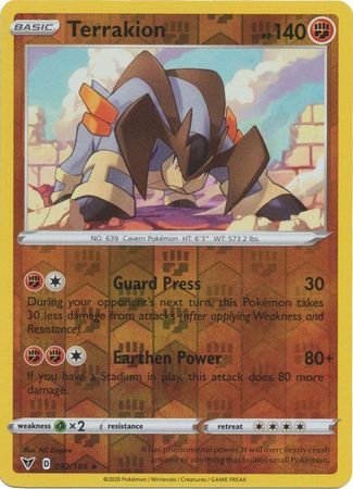 Vivid Voltage - 092/185 - Terrakion (Reverse Holo)
