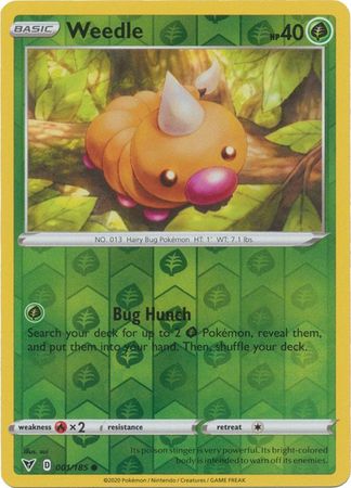 Vivid Voltage - 001/185 - Weedle (Reverse Holo)