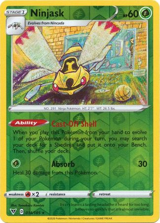 Vivid Voltage - 014/185 - Ninjask (Reverse Holo)