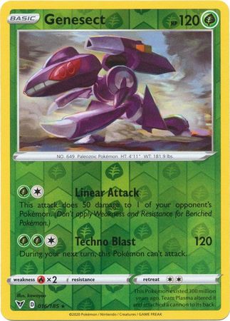 Vivid Voltage - 016/185 - Genesect (Reverse Holo)