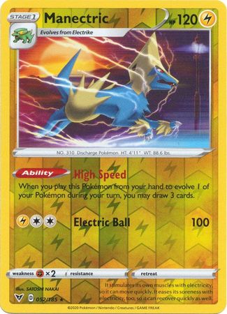 Vivid Voltage - 052/185 - Manectric (Reverse Holo)