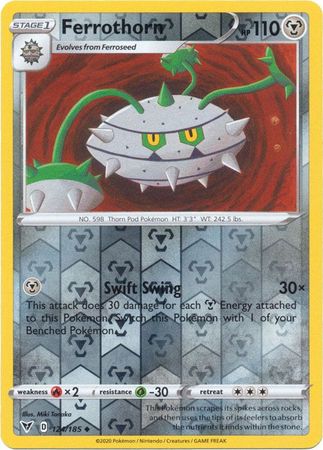 Vivid Voltage - 124/185 - Ferrothorn (Reverse Holo)