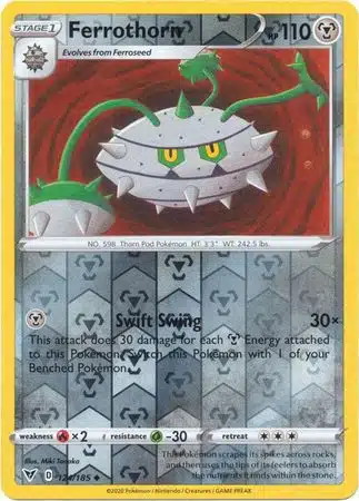Vivid Voltage - 124/185 - Ferrothorn (Reverse Holo)