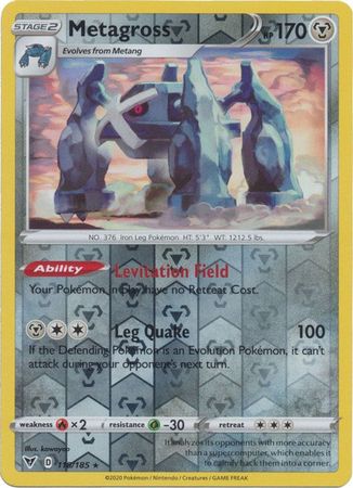 Vivid Voltage - 118/185 - Metagross (Reverse Holo)