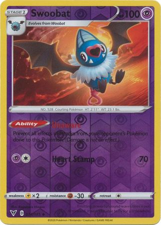 Vivid Voltage - 074/185 - Swoobat (Reverse Holo)