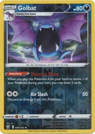 Battle Styles - 090/163 - Golbat (Reverse Holo)