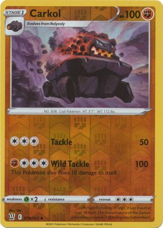 Battle Styles - 079/163 - Carkol (Reverse Holo)