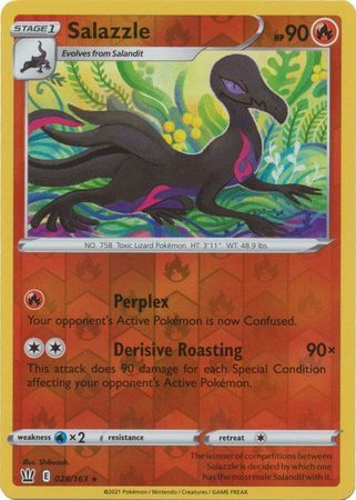 Battle Styles - 028/163 - Salazzle (Reverse Holo)