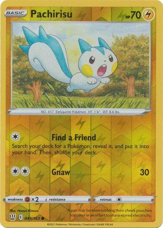 Battle Styles - 049/163 - Pachirisu (Reverse Holo)